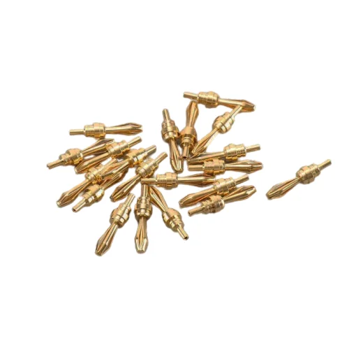 4mm banana plug pure copper lantern type connector banana head connector car Copper nickel plating terminal4mm