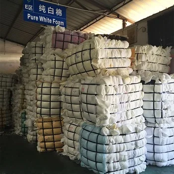 YJ A Grade Mixed Color Clean Polyurethane Foam Scrap  PU Foam Scrap