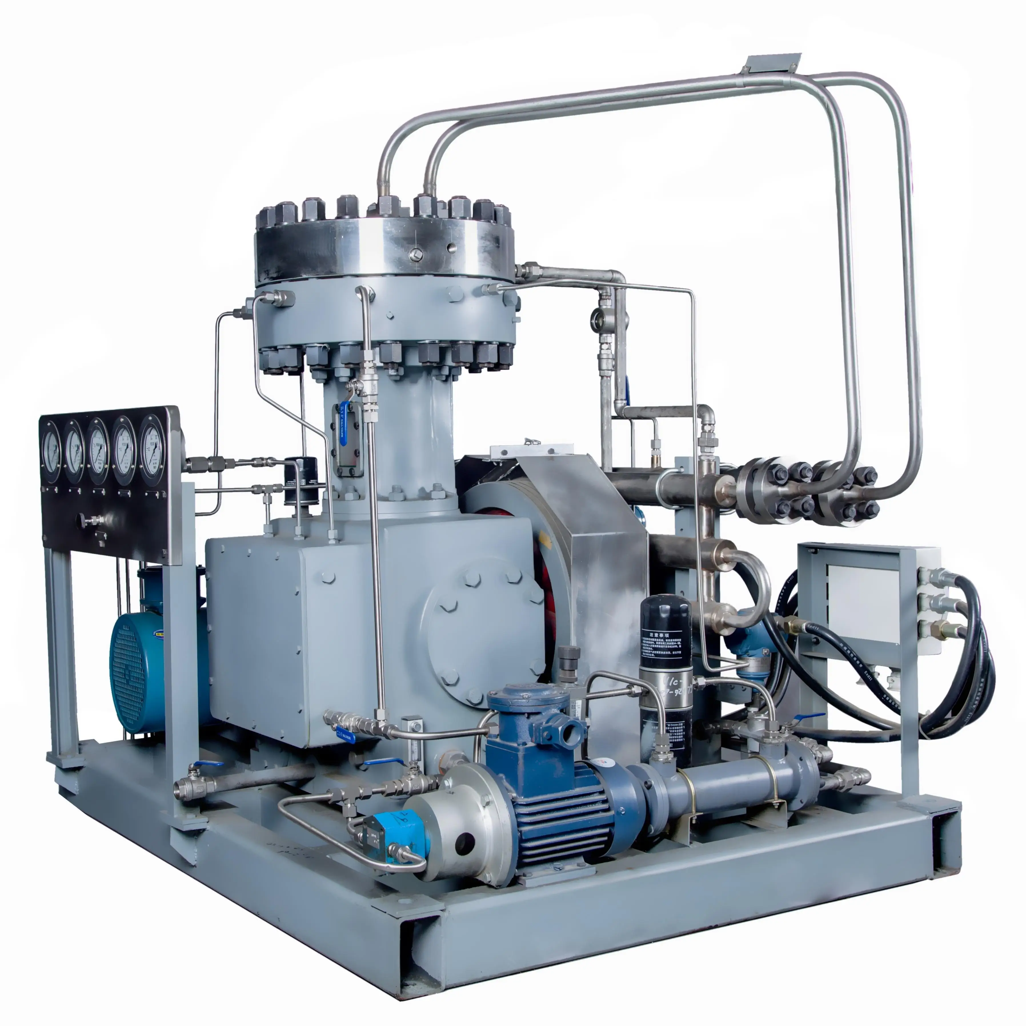 99.999% Pure Hydrogen Filling Stations H2 Compressors for Oil Gas Industry