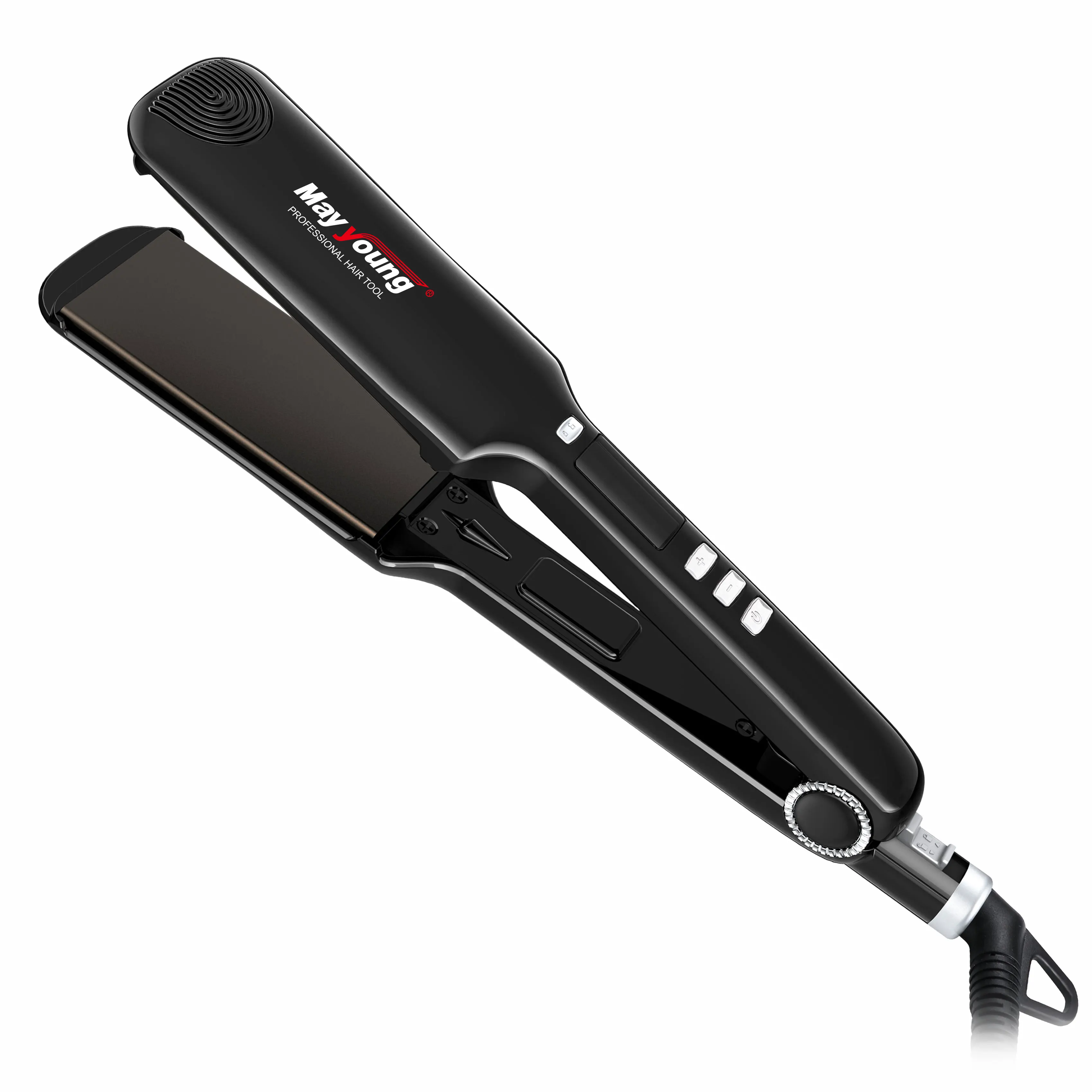 Factory price 450F Professional Super wide heating panel best hair straightener