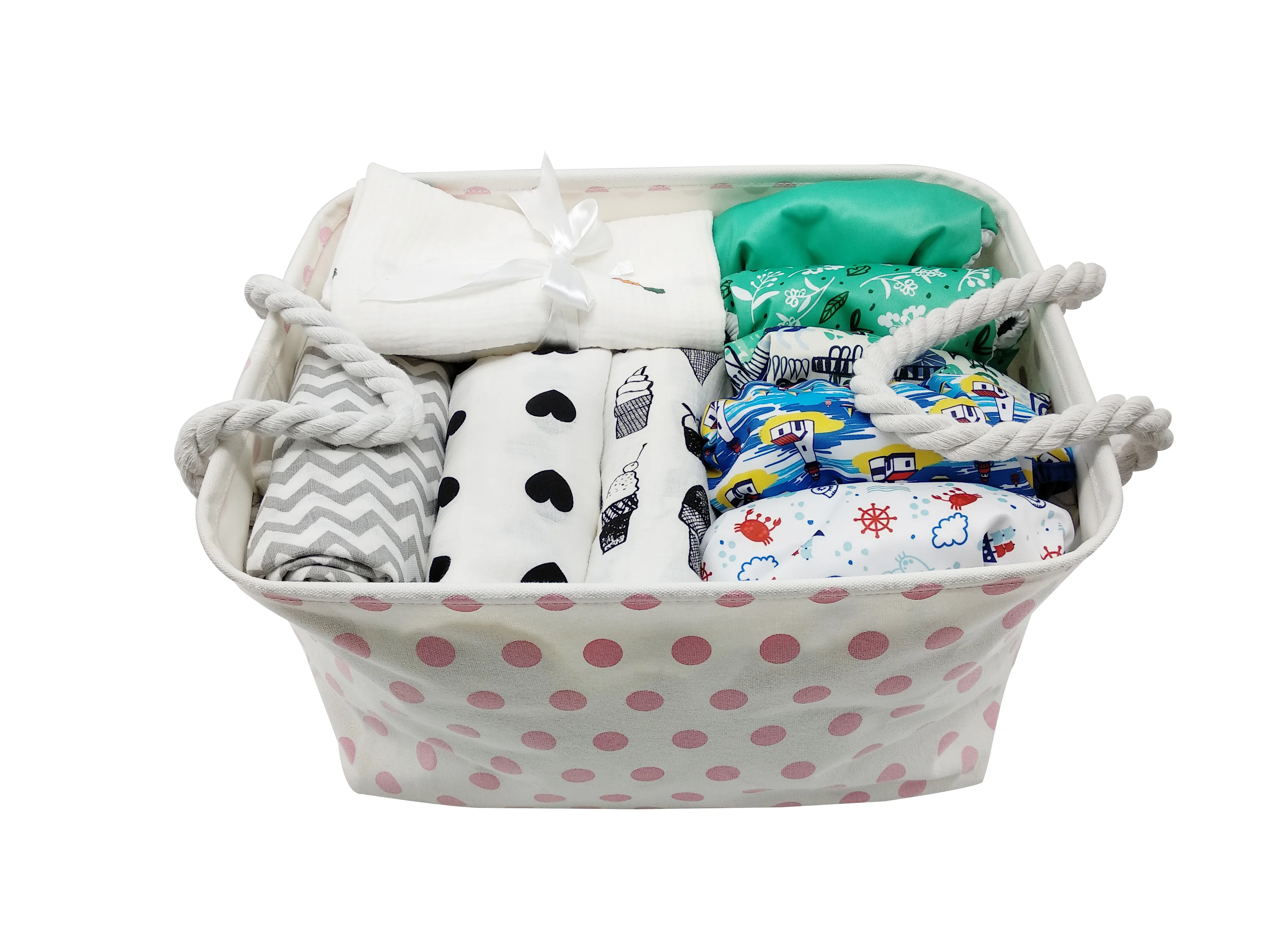 Modern Design Fashionable Stationery Storage Box 1kg Foldable Basket Style Bin with Competitive Price