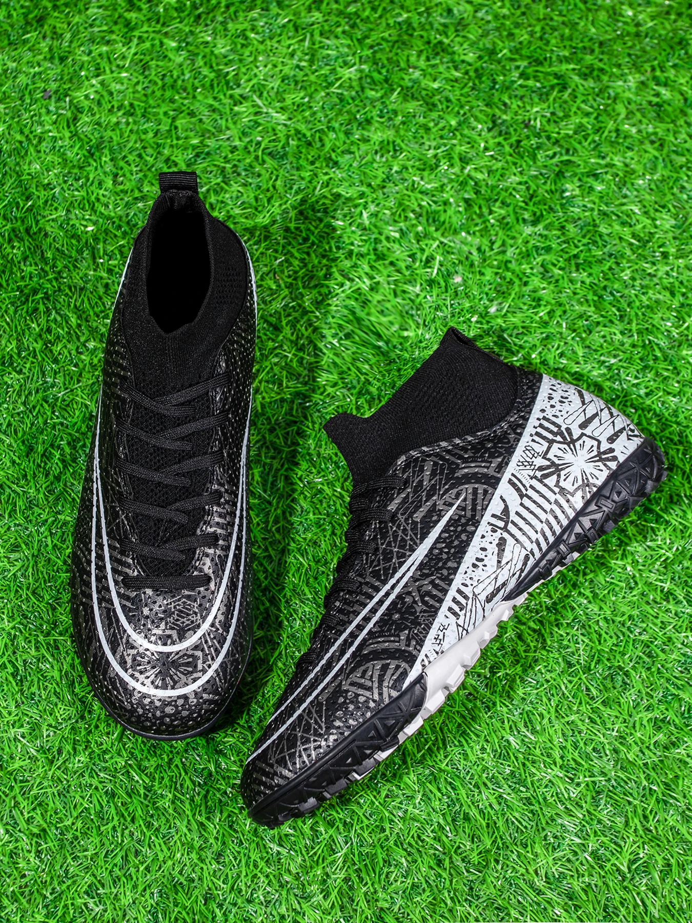 High quality factory customized hot selling long nail broken nail anti slip football shoes customized football shoes popular