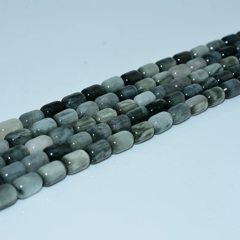 Wholesale 6*9mm Eagle Eye Tube Beads Natural Gemstones for DIY Jewelry Making