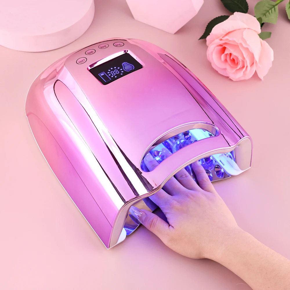 2024 New Nail Salon Equipment Uv Led Lamp High Power 96W Manicure Pedicure Dryer For Nail Gel Polish
