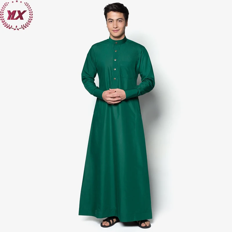 Dubai Hommes Bangladesh Kandura Qatar Daffah Wholesale Moroccan Khamis Arab Islamic Box Men Muslim Thobe