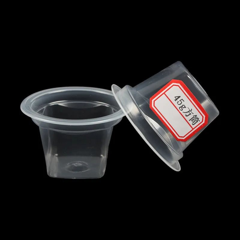 30g 40g 50g Small Plastic Cups Disposable Sauce Jelly