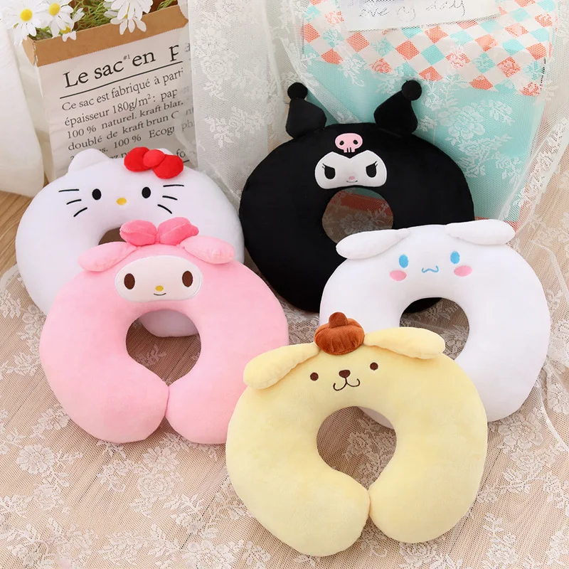 Wholesale cartoon neck guard U-shaped pillow student headrest back pillow neck car travel plane sleeping pillow