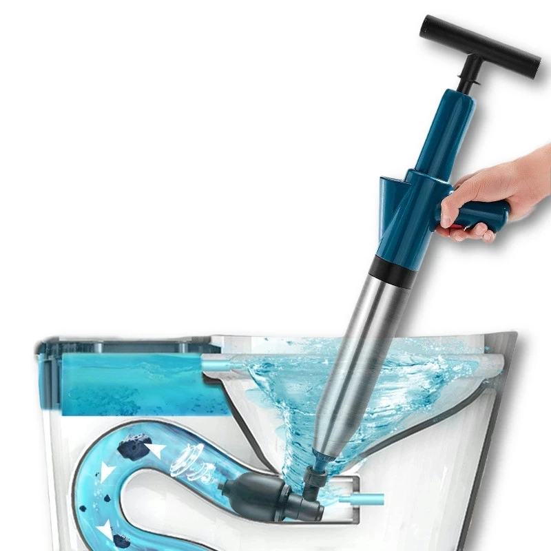 Air Power House Cleaner Hight Pressure Toilet Air Drain Blaster Plunger Drain Opener High Pressure Toilet Dredger