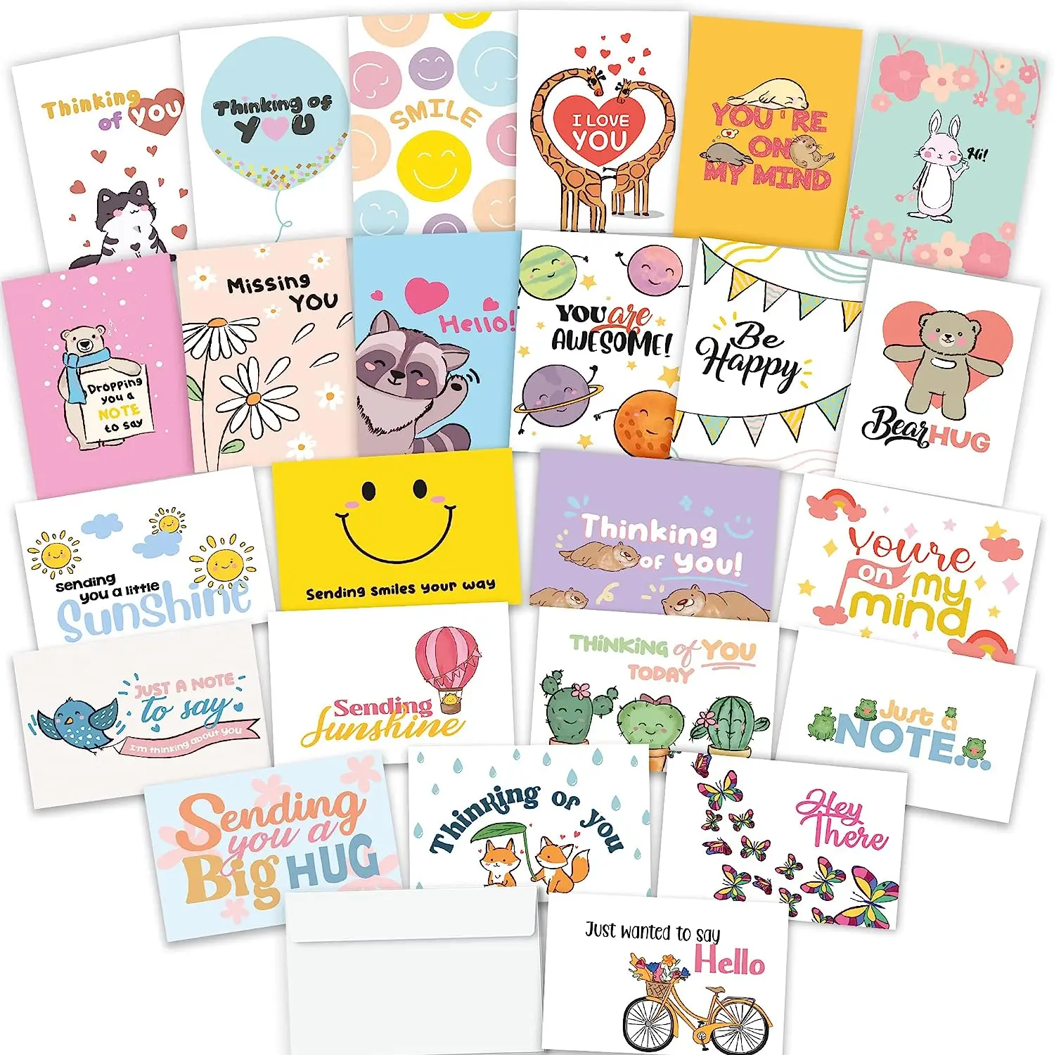 Custom Thank You Card Envelope Greeting Cards Birthday Cards Printing With Envelopes