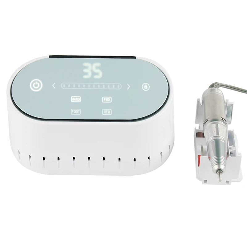 acrylic nails electric glazing nail polish  nail drill