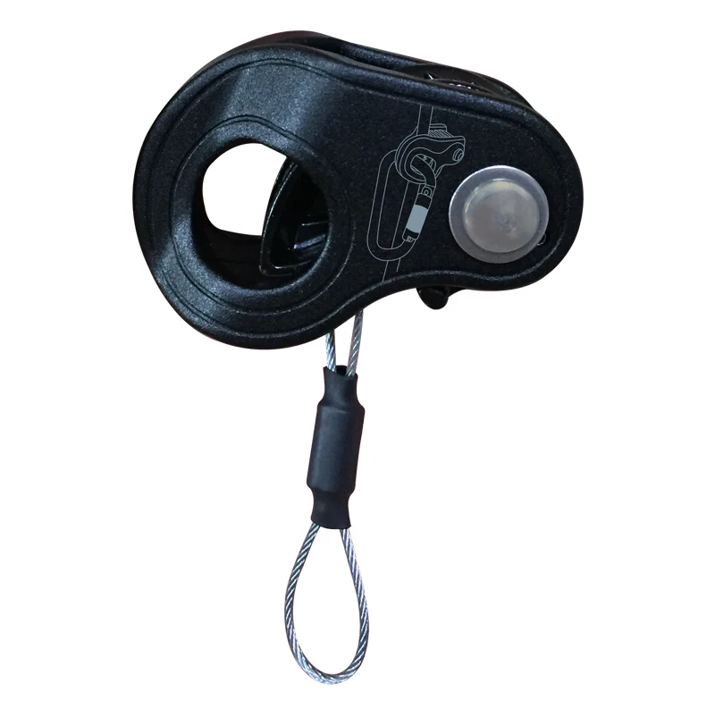 Rope Grab, Fall Arrestor Ascender,  Grip Clamp, Self-Locking Fall Protection Belay Device for Rock Climbing