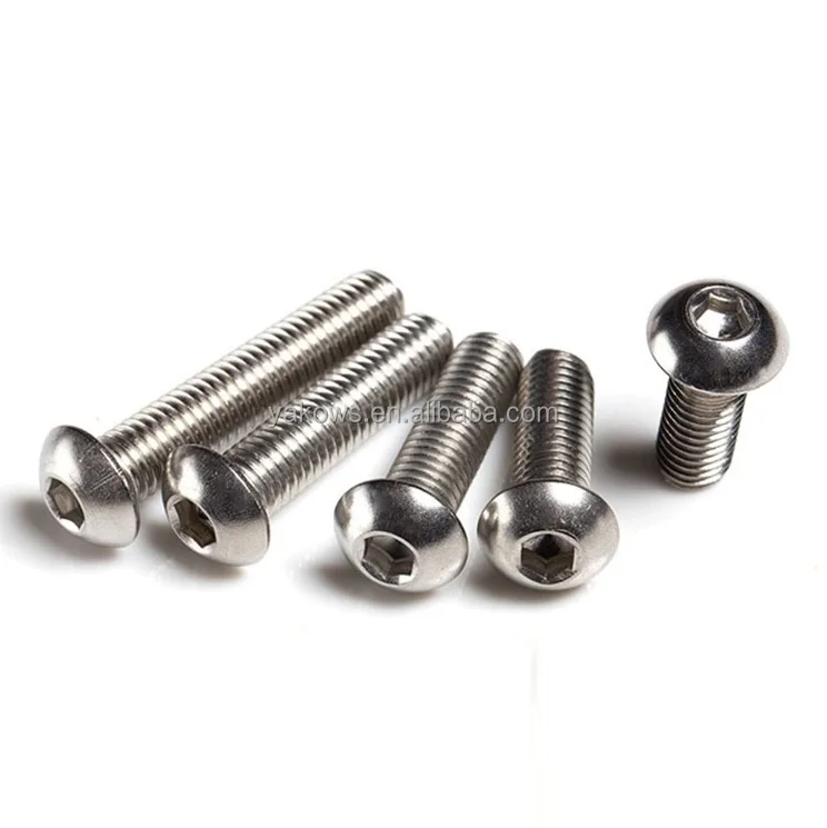 Zinc Plated Hex Socket Button Head Machine Screw