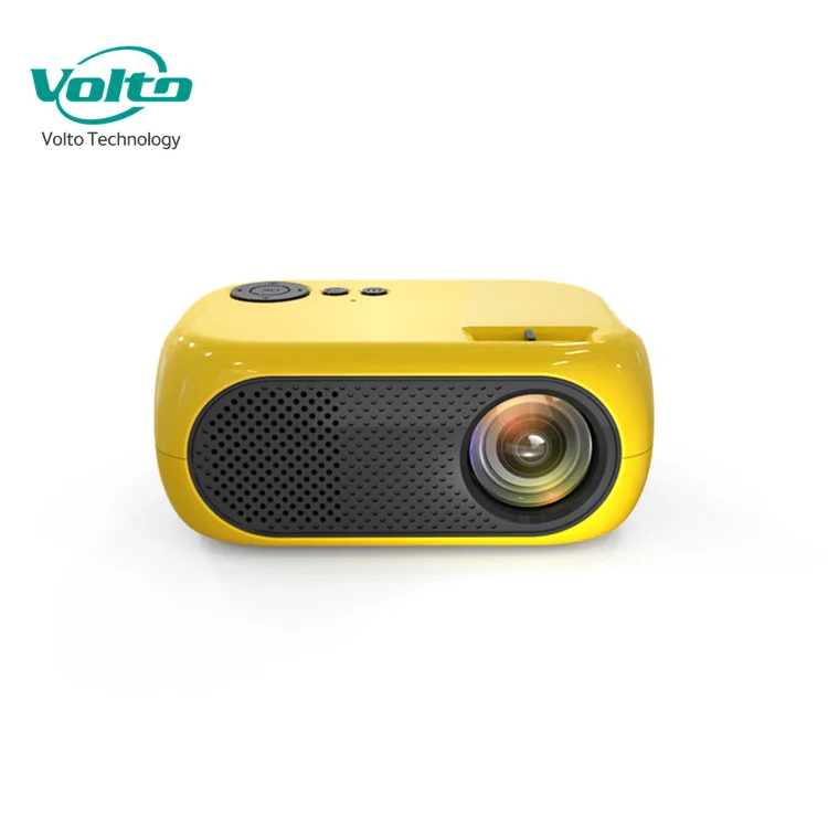 Smart Mini  Projector 1080P cute built-in Speaker and  Games pad