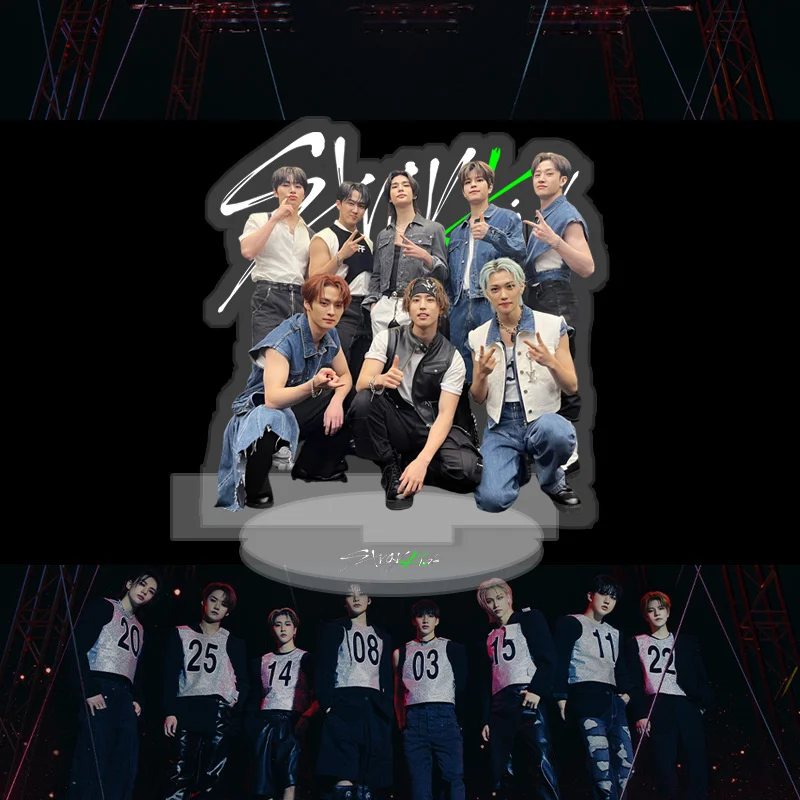 KPOP Stray Kids 5-STAR Acrylic Stand Figure Double Sides Desket Decoration Bangchan Changbin Felix Hyunjin Leeknow Han Fans Gift