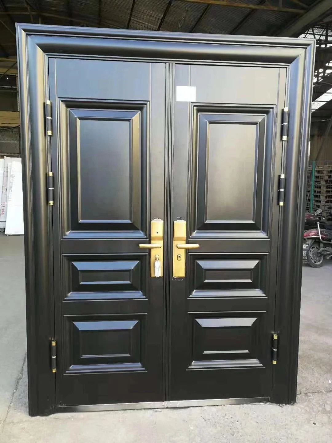 Premium luxury design exterior steel security entrance Metal main door