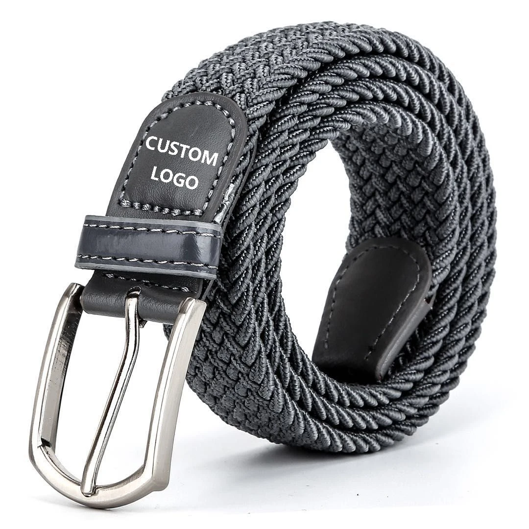 2024 Fashion Stretch Woven Web Belt Premium Elastic Braided Belt For Women And Men