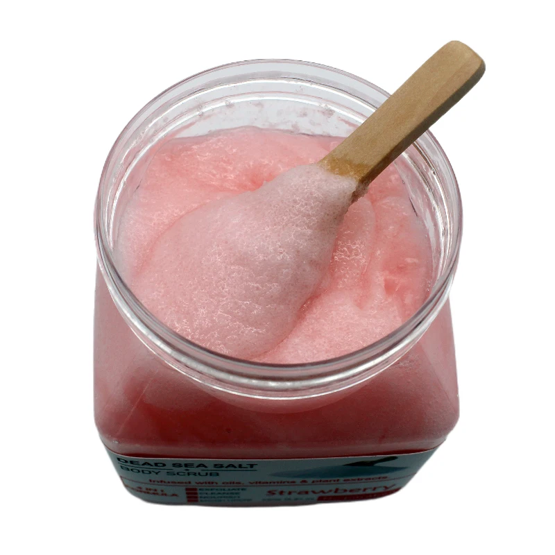 BS01C Privated Label Low MOQ Low Price Aloe Vera Coconut Turmeric mango Strawberry Ice cream Vegan Skin Care Body Scrub