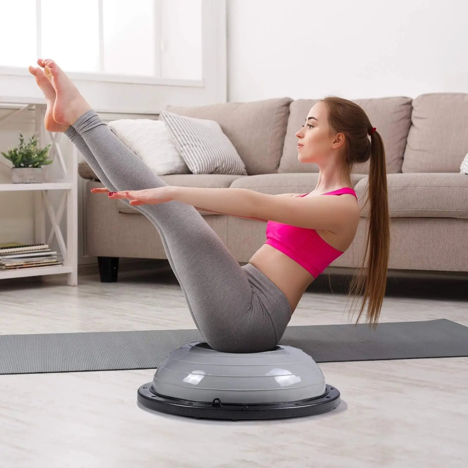 Yoga Semicircle Balance Ball Home Yoga Exercise Fitness Hemisphere Diameter Yoga Auxiliary Fitness Ball Sports Fitness