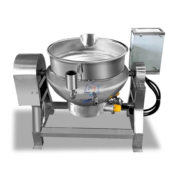Electric Jacketed Kettle For Fruit Sauce Steam Jacket Autoclave
