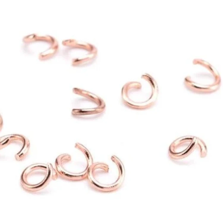 Wholesale Stainless Steel Jump Rings For Jewelry Making 3/4/5/6/8/10mm Open Jump Rings Can Be Made In Gold Silver Rose Gold