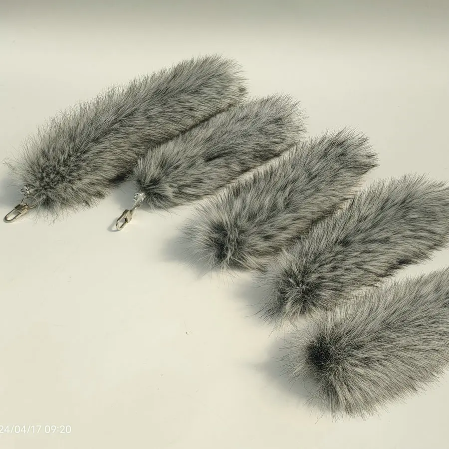 wholesale faux fur fox tail Japan anime plush  biggest fox tail fur