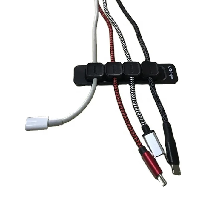 Efficient   Usb C Fast Charge Cable Silicone+Magnet Cable Management Clip  for Decoration And Souvenir