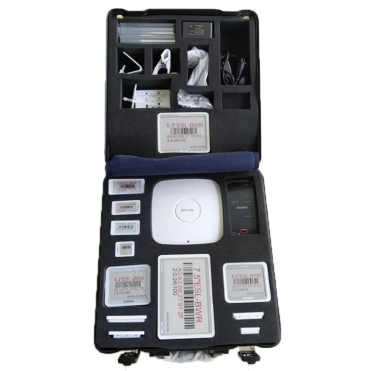 Zkong Supermarket Wireless 2.4G Nfc Electronic Digital Price Shelf Label Tag Esl Demo Kit System