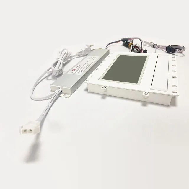 Global Weather Forecast Bluetooth Connected Music Play Dimmer LED Mirror Touch Switch