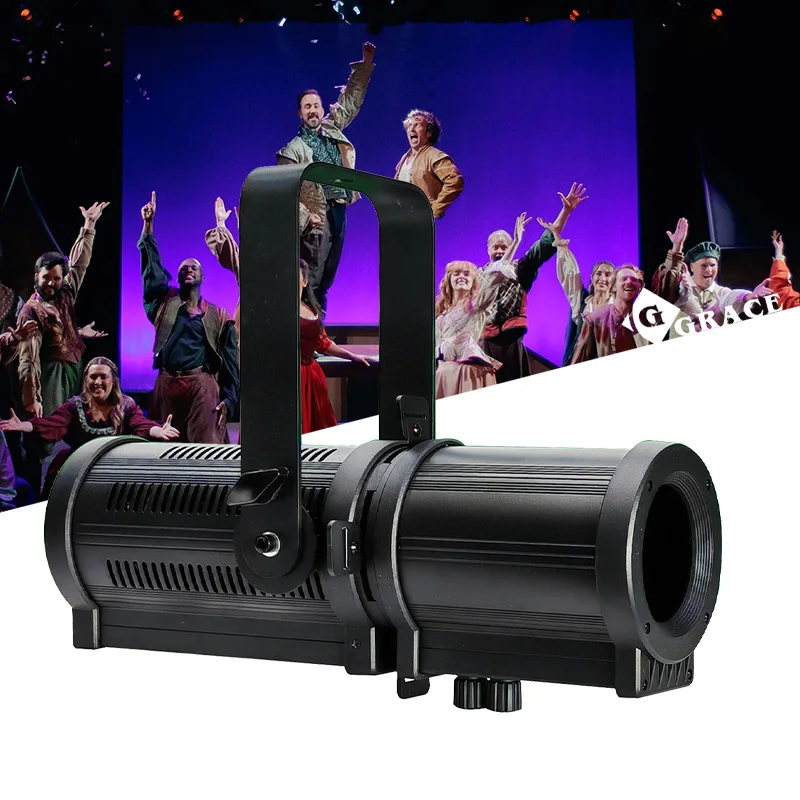 Igracelite 25-50 Degree WW/CW/RGBW Mini Zoom LED Leko Profile Spot Stage Light Church Ellipsoidal Profile Spot Light