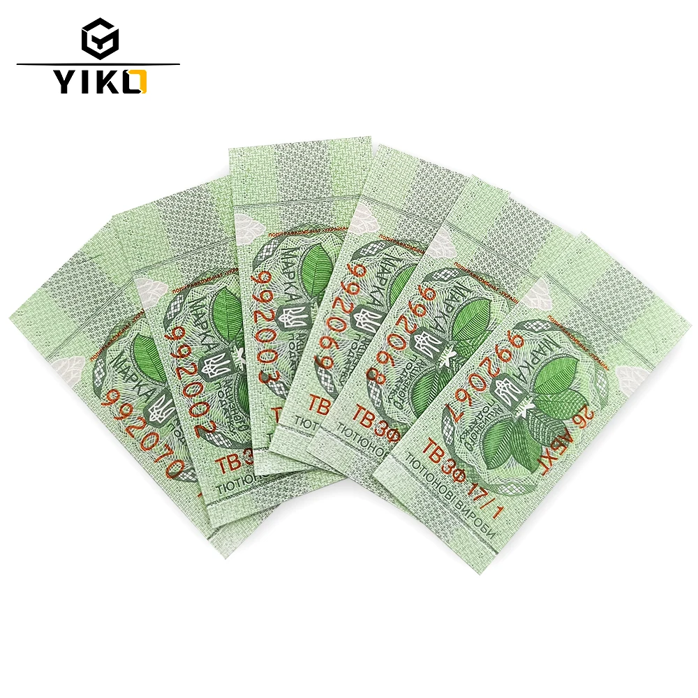 UV Light Effect Sticker Tobacco Stamp Seal Label Customized Security Printing Sealing Label For Cigarette Hookah Packing