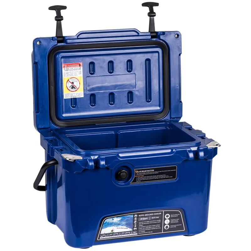 Kuer 20QT Outdoor Ice Cooler Durable Beer Beverage Food Plastic Ice Cooling box