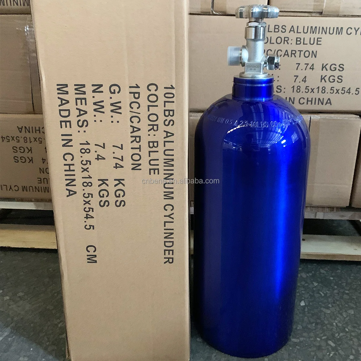 Colorful 5LB 10LB 15LB 20LB NOS CO2 Gas Cylinder with CGA660 Valve