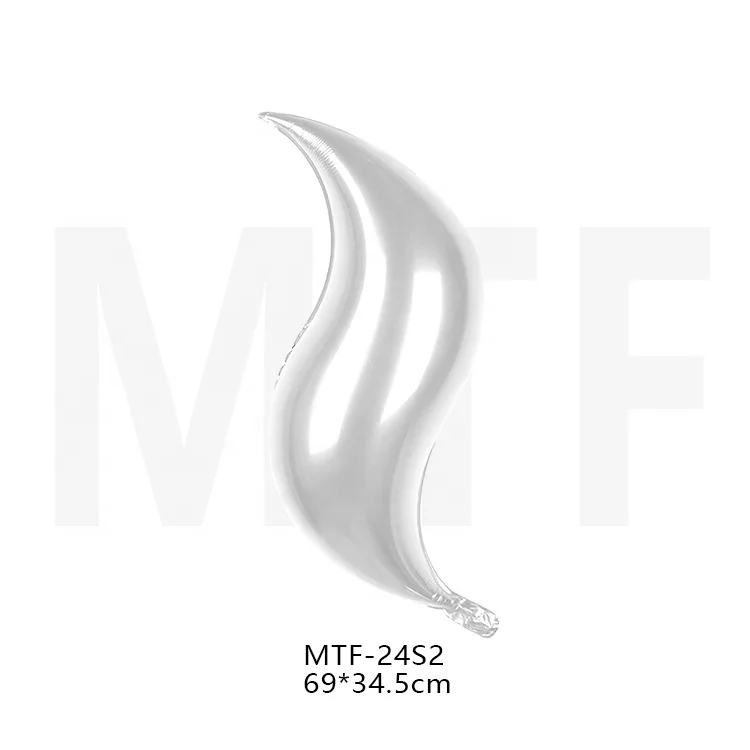 Wholesale Aluminum Film Mylar Ballons Globos 24 Inch S Helium Tail Custom Fish Shaped Foil Balloons