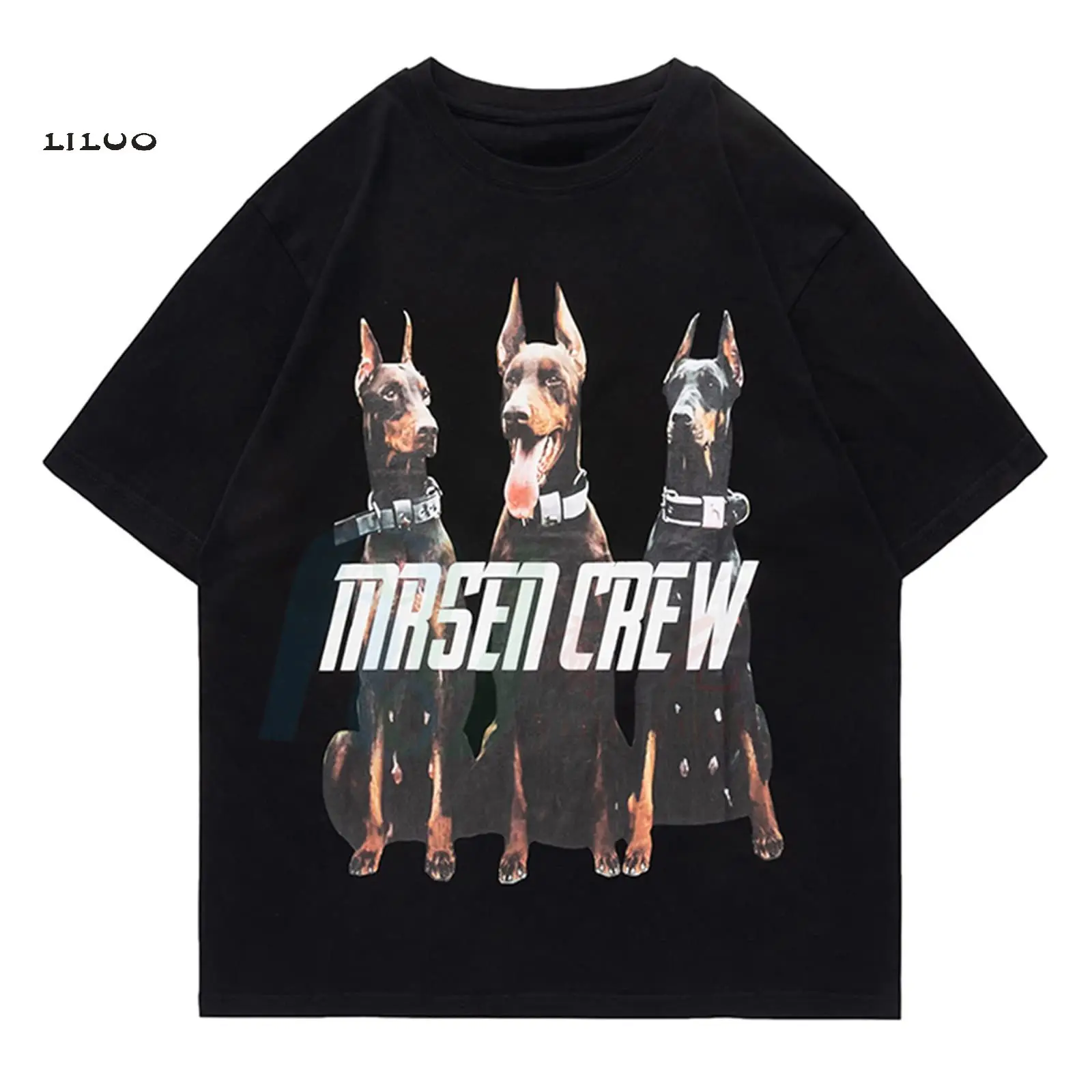 custom men vintage oversized tshirt Wholesale spring summer Graphic heavyweight 100% cotton loose vintage t shirt