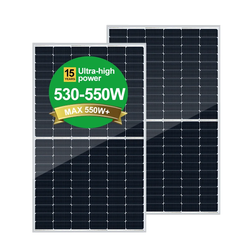 High efficiency solar panels long warranty 530w 540w 550w solar panel efficiency solar panels for business
