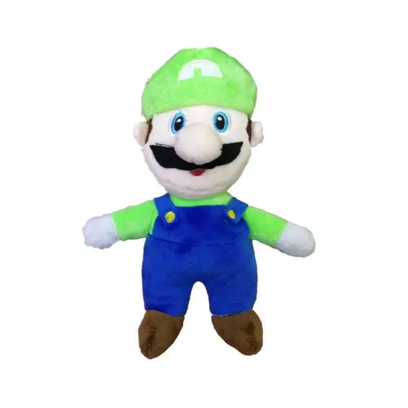 Megan Hot Sale 28cm Mario Plush Toy Mario Luigi Plush Soft Stuffed Doll Toy Kids Children Birthday Christmas Gift