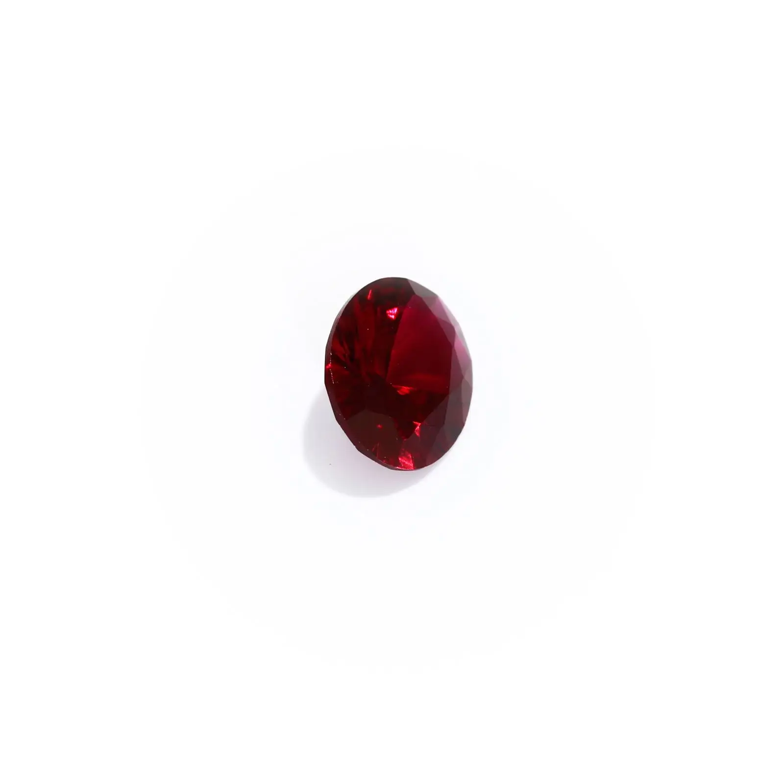 Megan wholesale Gems round Cut Synthetic Ruby Red CorundumStone With Wholesale Price 3.0Mm 46# Synthetic rough raw gems jewelry