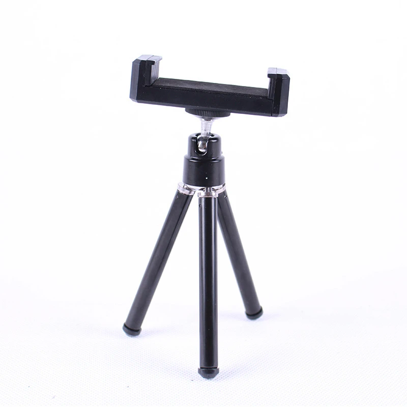 1/4 Lightweight Portable Metal Tabletop Phone Tripod Aluminum Mini Camera Handheld Tripod for Webcam