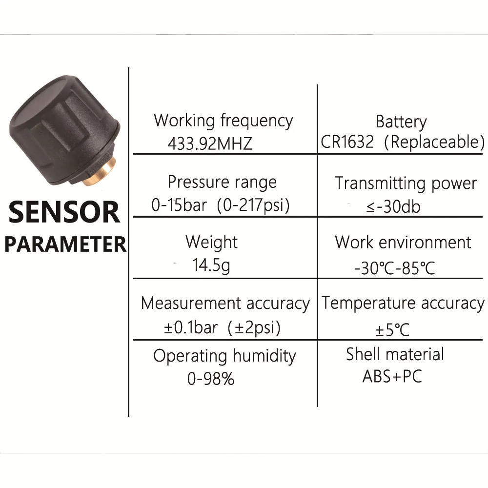 Big Vehicle TPMS for Truck Trailer and Bus Tire Pressure Monitor Monitoring System Tyredog TPMS