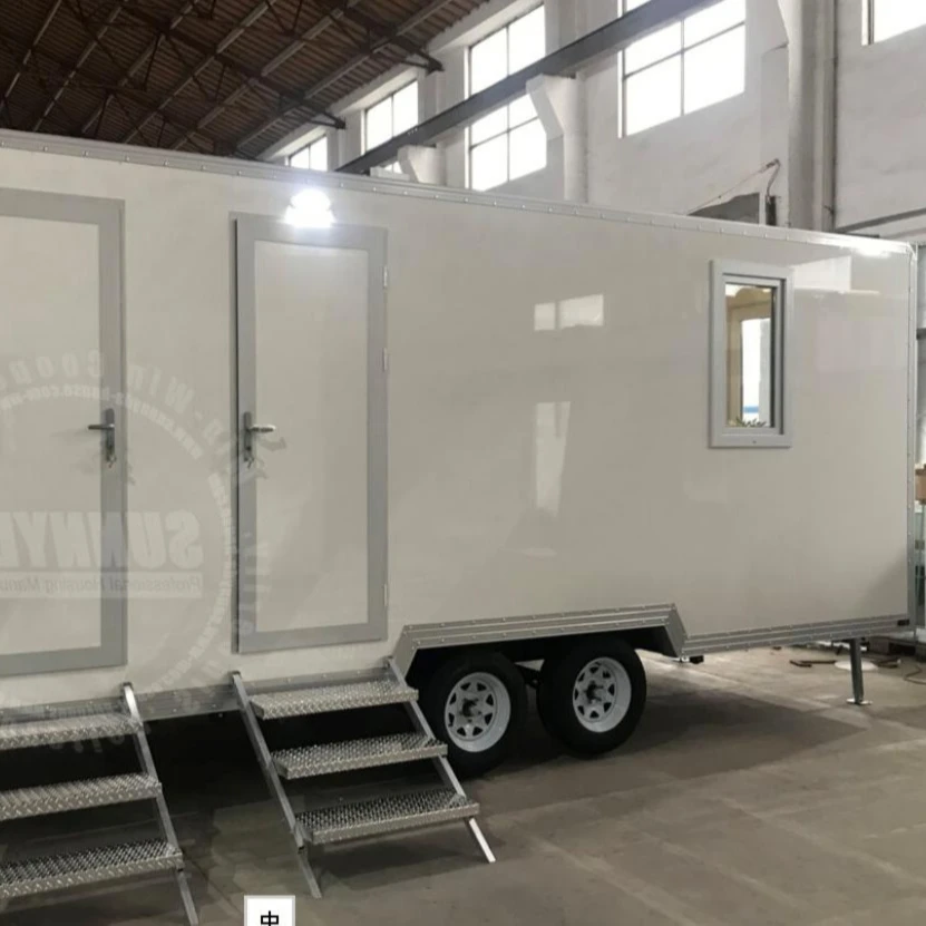 Luxury prefab container house mobile office trailer for sale