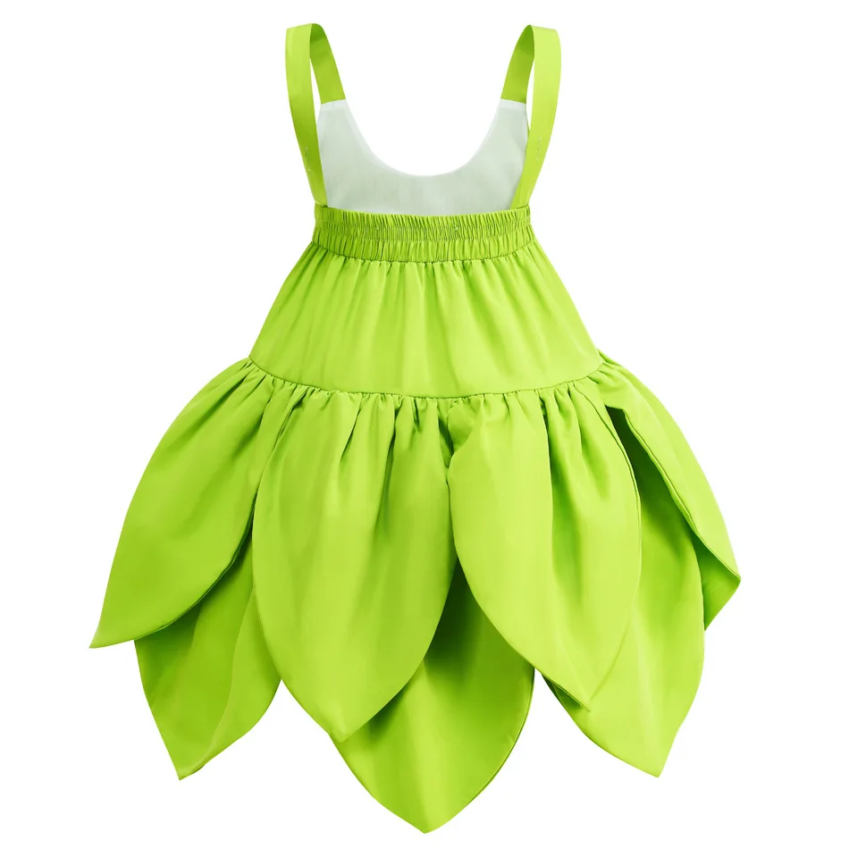 New arrival Children TV movie Tinkerbell cosplay costume with wing kids girl Tinkerbell party fancy princess dress