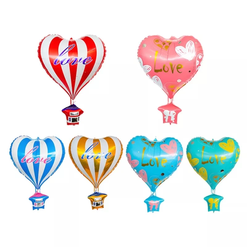 22 Inch 4D Love Heart Shaped Balloon Hot Air balloon Foil Boda Globos For Wedding Valentines Day Party Decoration