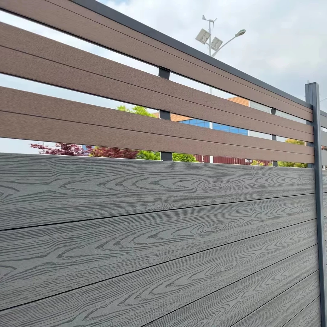 Easy Installation WPC Wall Panels Plastic Wood Composite outdoor fence Decorative Ceiling Board Pergola/Garden