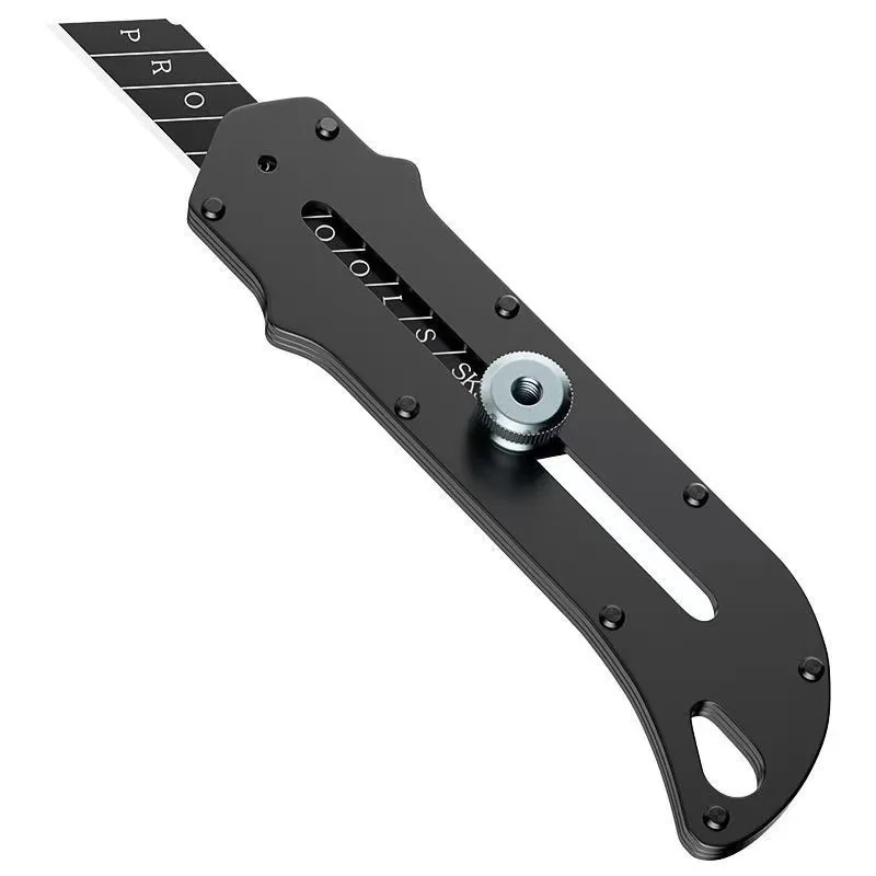 Factory Wholesale Heavy Duty All-Steel DIY Art Paper Knife Large Stainless Steel Blade with Safety Features Box Included