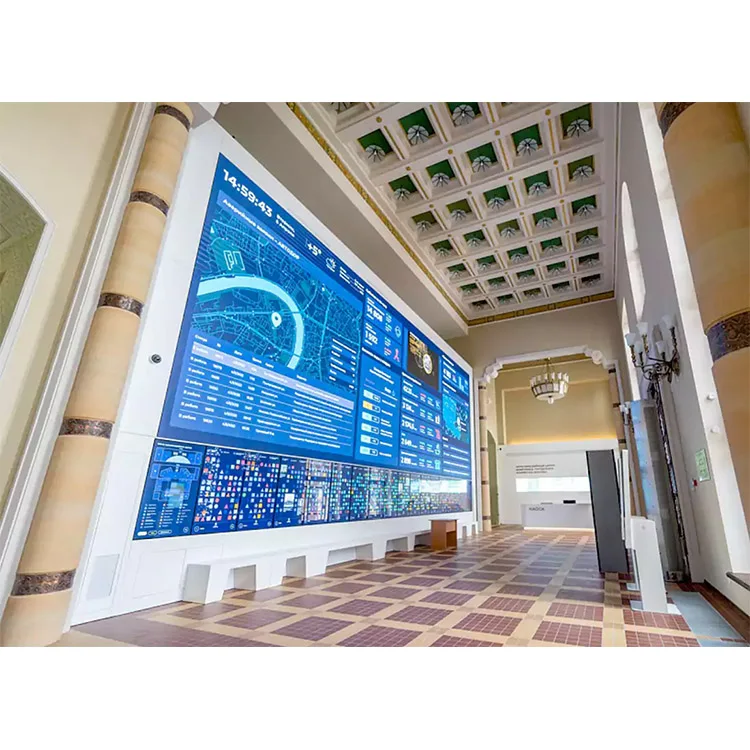HDR 4k Digital Signage and Displays Indoor Led Video Wall Screen Advertisement P0.93 P1.25 P1.56 Cob Led Panel Screen
