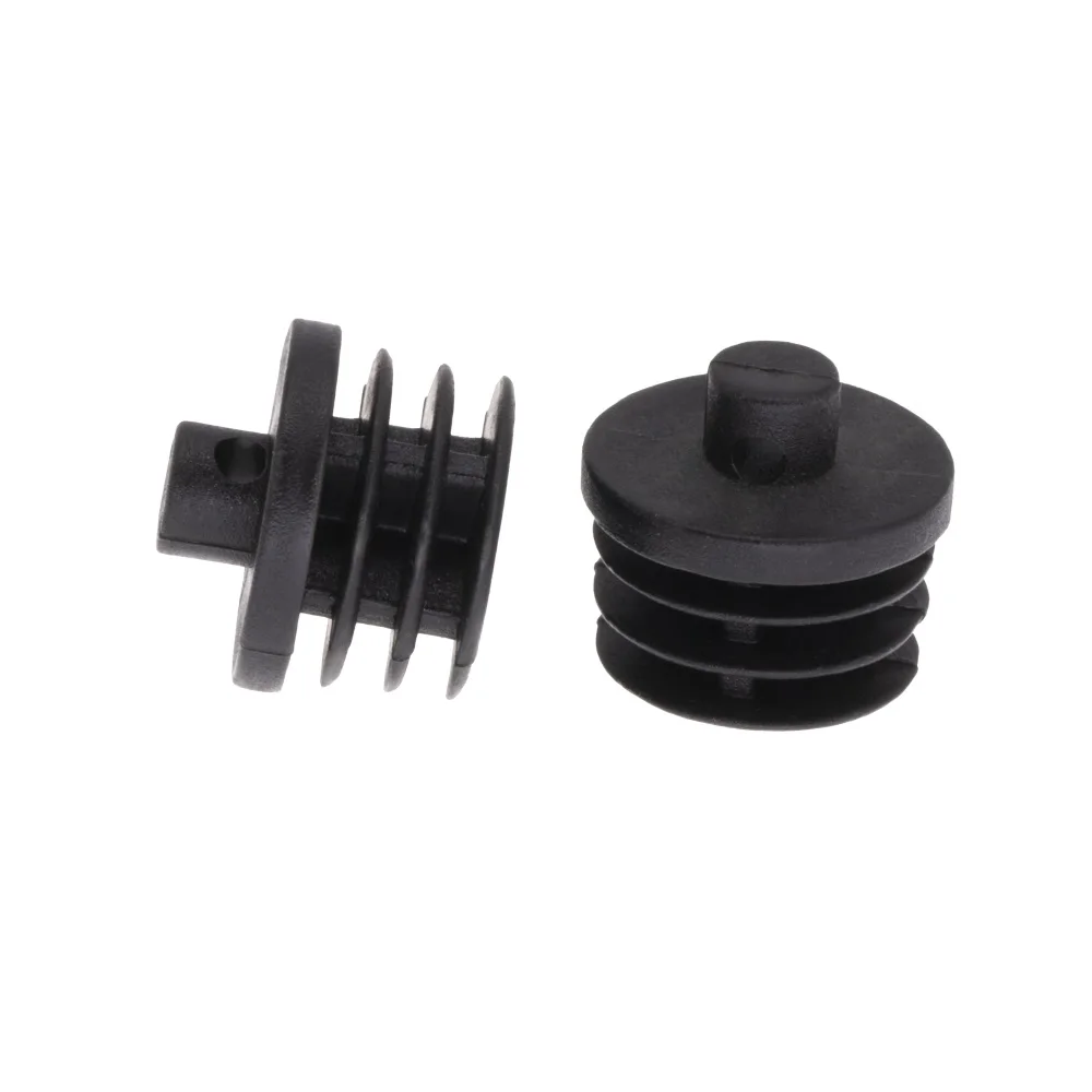 Rehabilitation Supplies Parts Pp Threaded Plastic Plug Pipe End Cap For Commode Chair
