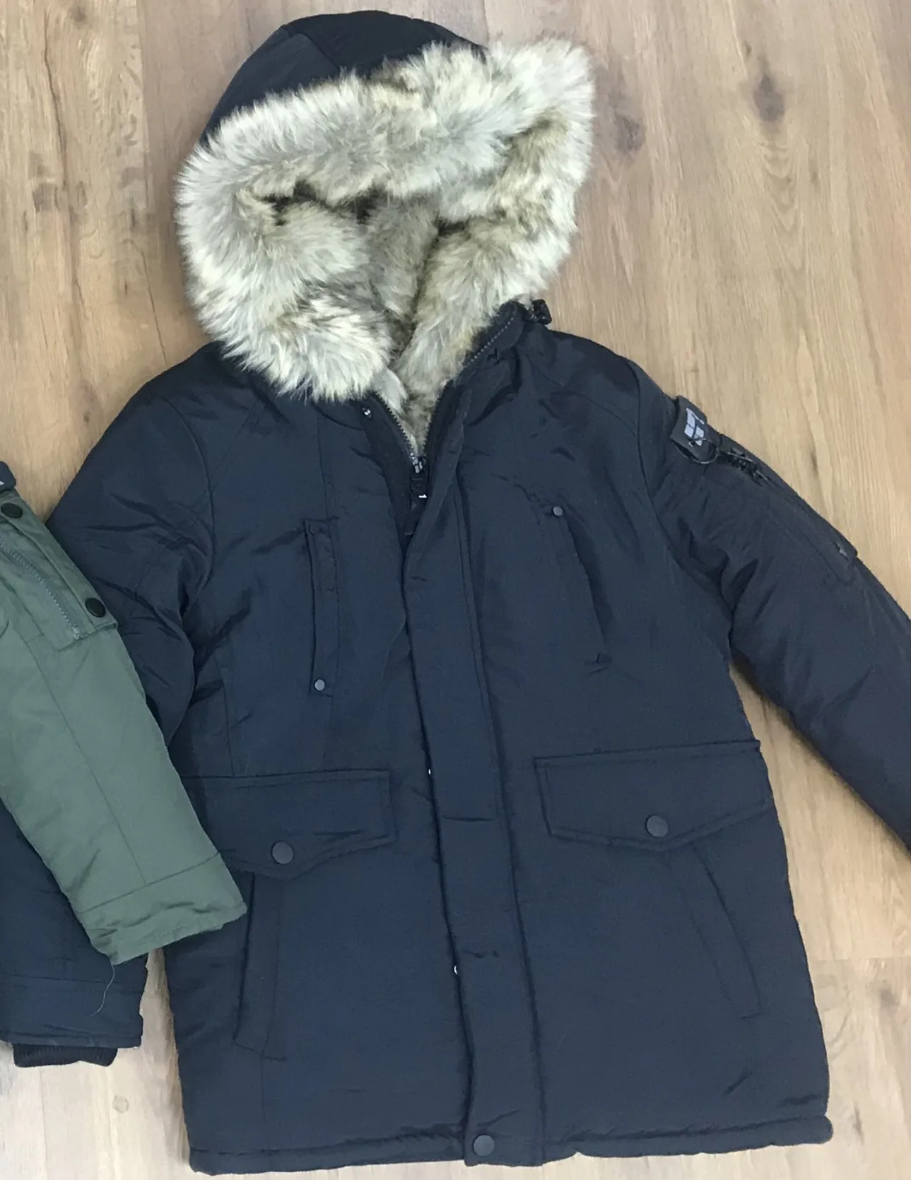 MOQ 1 Pc Dropshipping 6Years to 16Years Boys Casual Sports Long Jackets for Winter