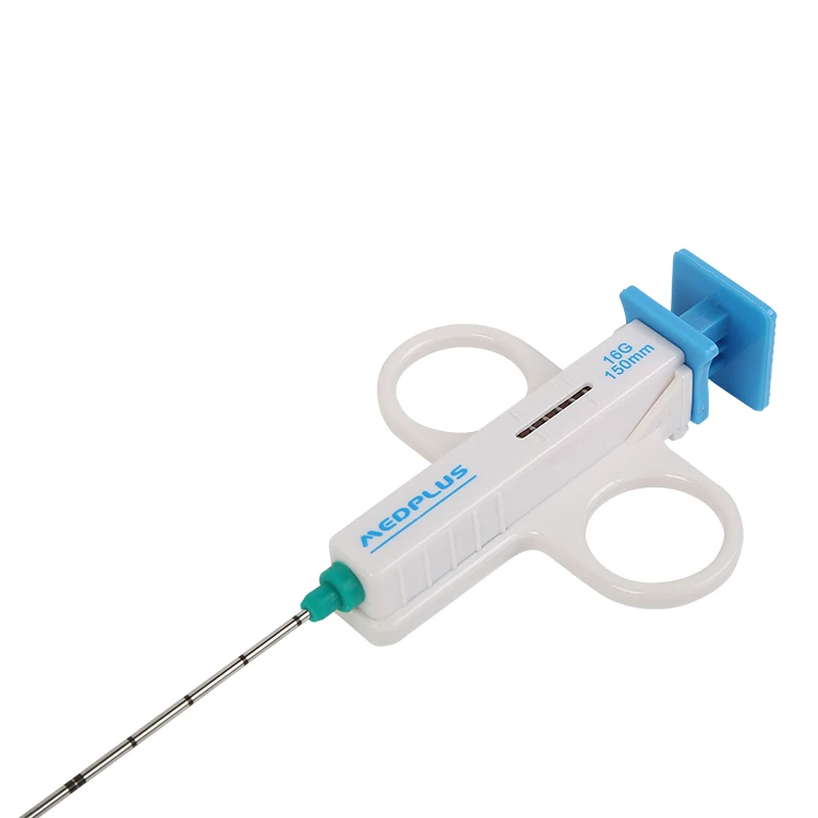 Custom disposable stainless steel medical bone marrow tru cut needle biopsy