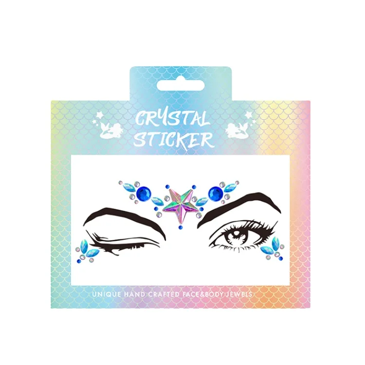 Атмосферная маскарадная Водонепроницаемая Временная наклейка jewely tatoo