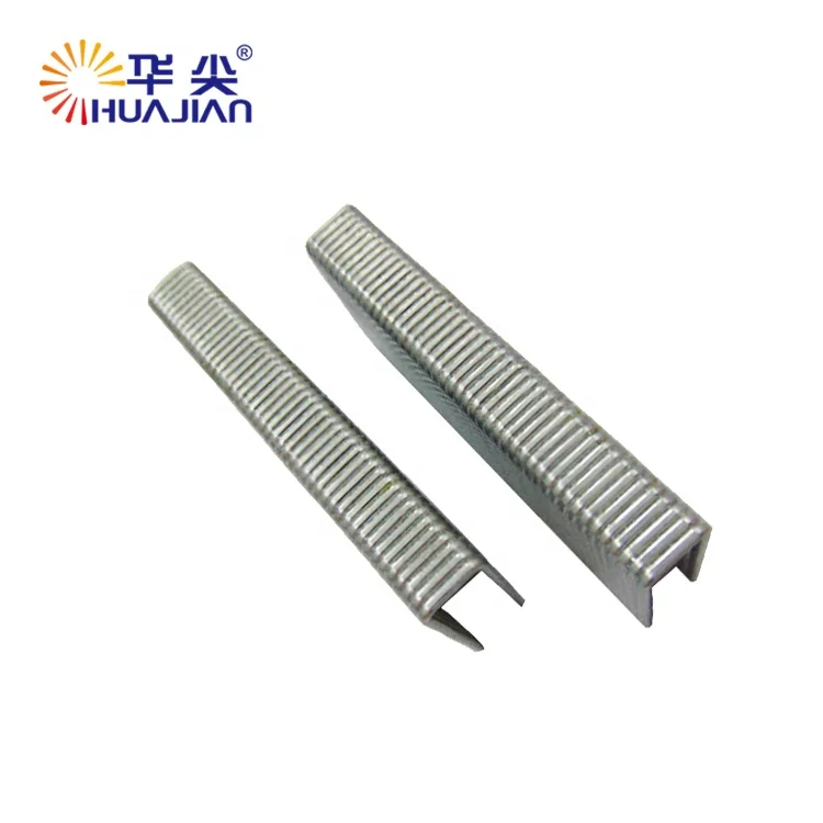 Промышленный штапель Q staples серии 31,8 мм длина оцинкованный железный гвоздь